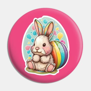 Cute Easter Bunny Pin