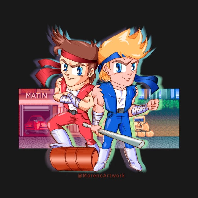 Double Dragon / Billy Lee & Jimmy Lee (version 2) by MorenoArtwork