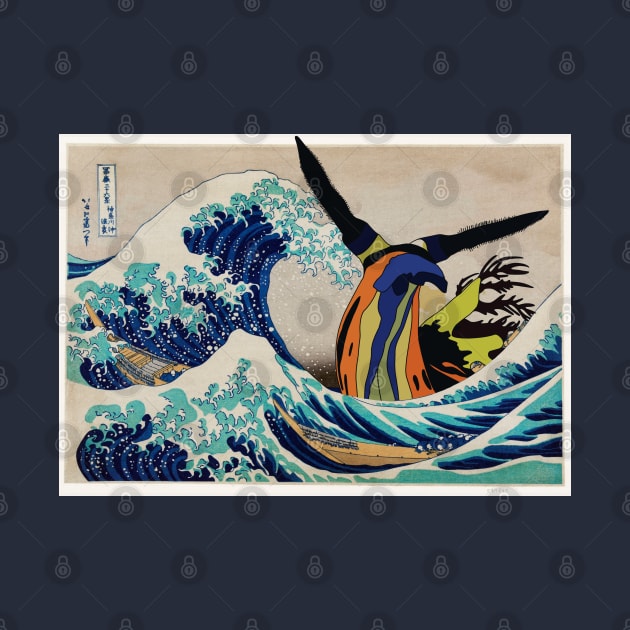 Nudibranch, Great wave off Kanagawa by Teessential