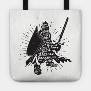 Knight: C.S. Lewis Tote