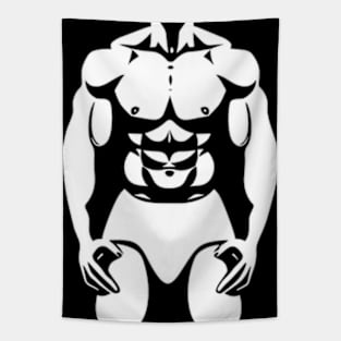 Muscle Man Physique Tapestry