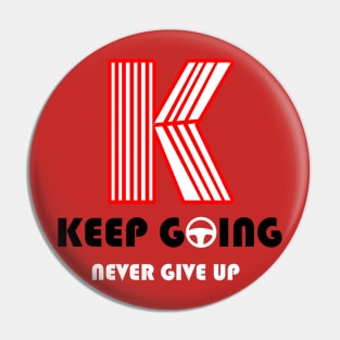 Keep Going Pin