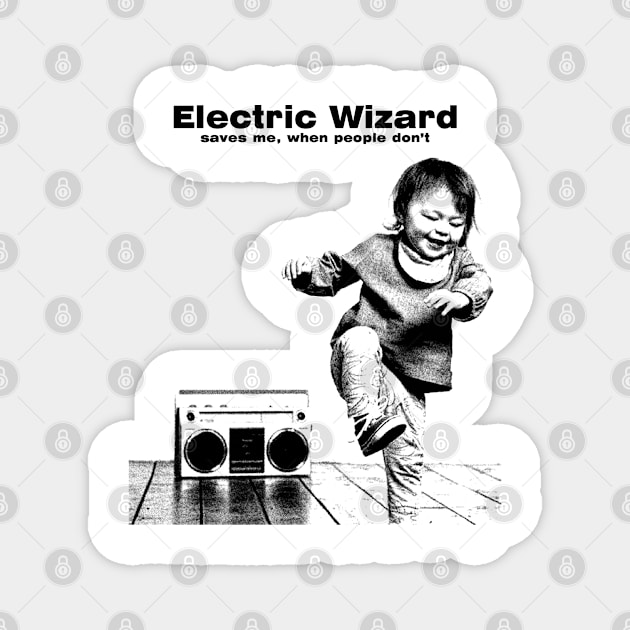 Electric Wizard Magnet by Amor13Fati