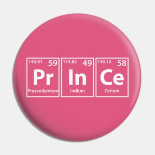 Prince (Pr-In-Ce) Periodic Elements Spelling Pin