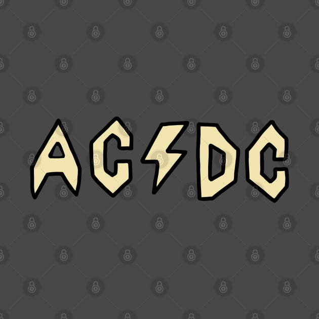Butt-Head AC/DC - Cream by Botak Solid Art