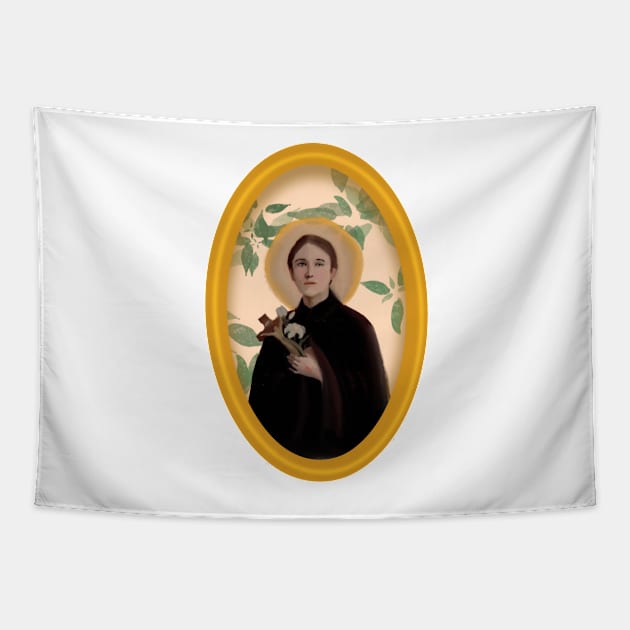 Saint Gemma Galgani Tapestry by HappyRandomArt