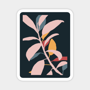 Colorful ficus Magnet