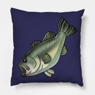 Large Mouth Bass Pillow