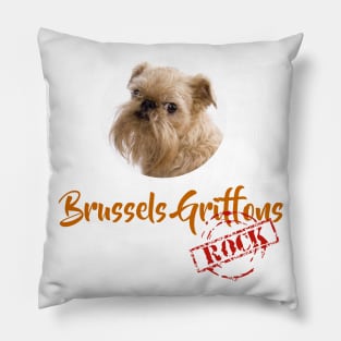 Brussels Griffons Rock! Pillow