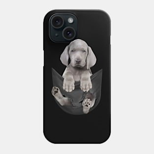 weimaraner dog lover Phone Case