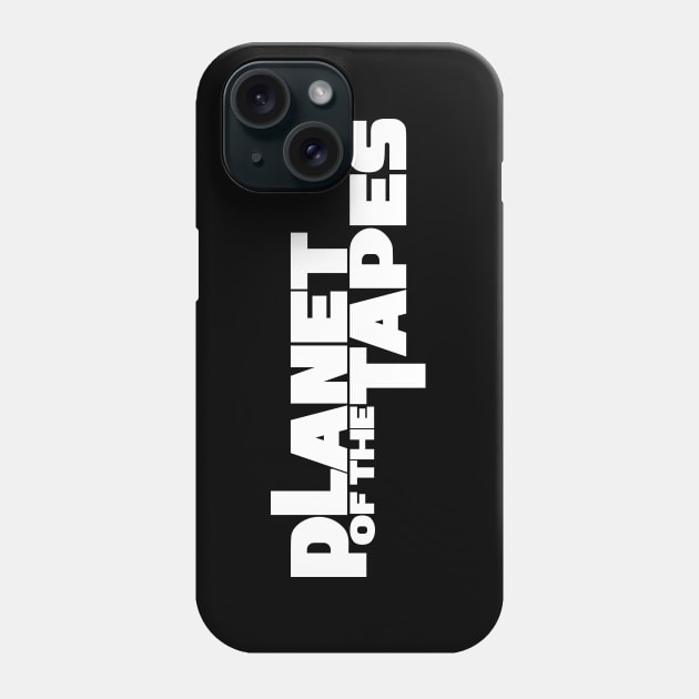 PLANET OF THE TAPES #2 (WHT) Phone Case by RickTurner