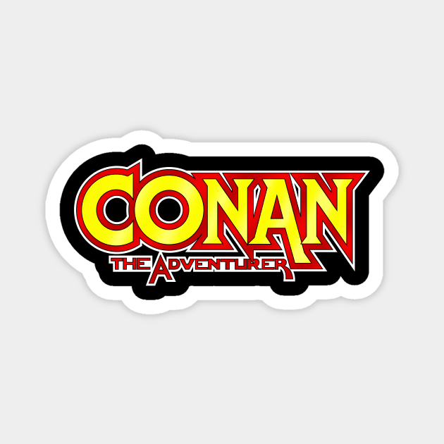 Conan The Adventurer Magnet by MalcolmDesigns