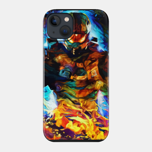 Colorful Chief fire - Halo - Phone Case