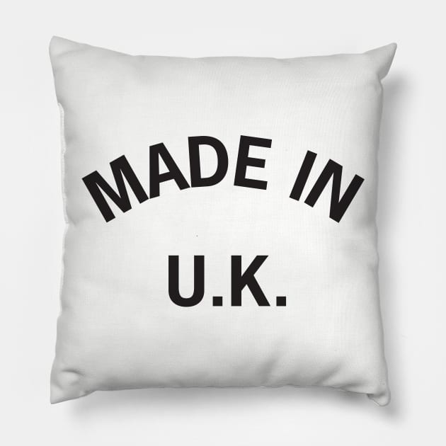 Made in UK Pillow by elskepress