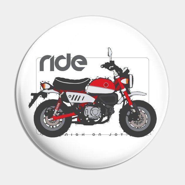 Ride mini red Pin by NighOnJoy