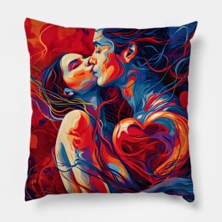 Discover True Romance: Art, Creativity and Connections for Valentine's Day and Lovers' Day Pillow