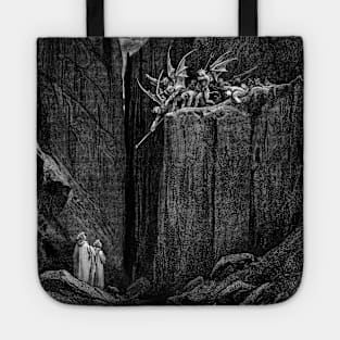 High Resolution Gustave Doré Illustration The Malebranche Tote