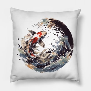 Enso Koi Pillow