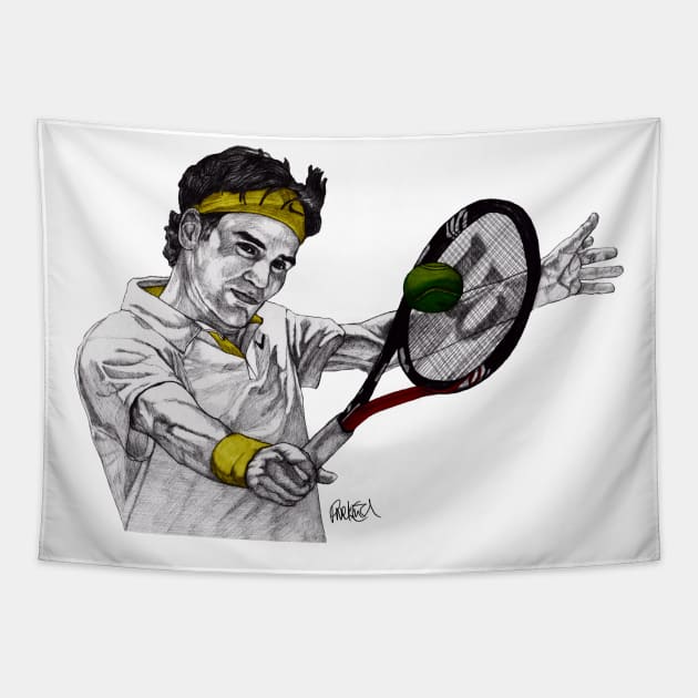 Roger Federer Tapestry by paulnelsonesch