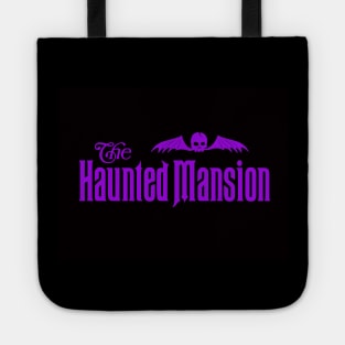 HAUNTED MANSION - Logo - Purple Tote