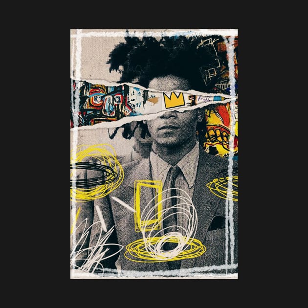 Jean Michel Basquiat Retro Art by TeeTrendz