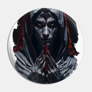 Scary Nun Pin