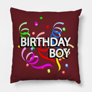 Birthday boy artistic design Pillow