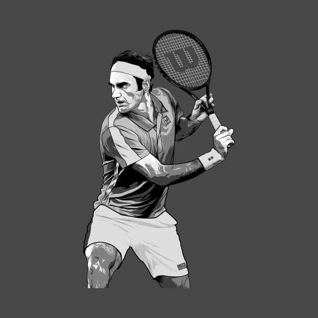 Roger Federer by kira