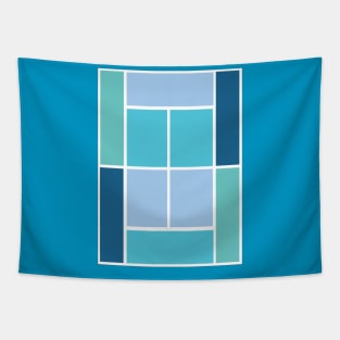 TENNIS COURT COLOR PALLETE Tapestry