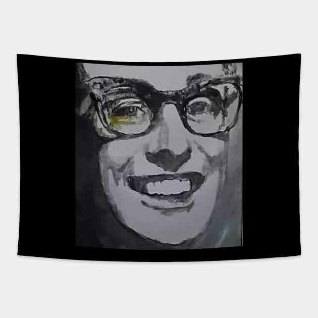 buddy holly Tapestry by Mike Nesloney Art