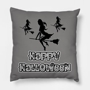 Pretty Halloween Witches - Happy Halloween - 1510201451 Pillow