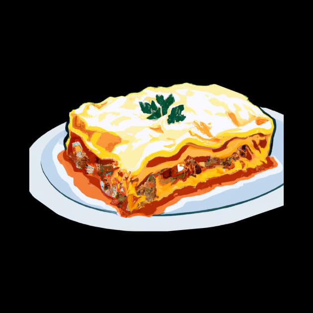 Lasagna Comic Style by Imutobi