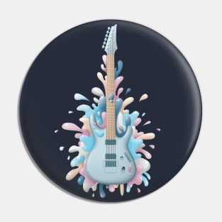 Guitar Splash Pin