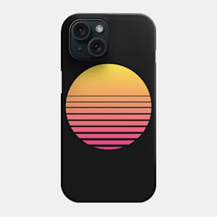 Outrun Retro Sun Phone Case