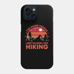 Hiking T - Shirt Design Phone Case