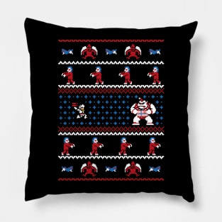 Ghosts n Goblins Ugly Christmas Sweater Pillow