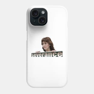 Severance series Britt Lower as Helly fan works let me out graphic design by ironpalette Phone Case