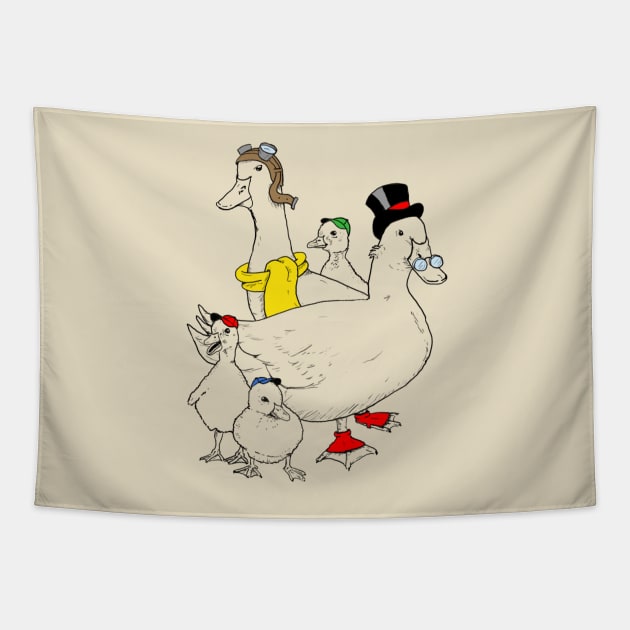 Duck Blur Tapestry by SomeGuero