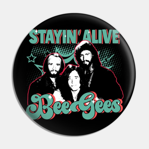 Retro bee gees Pin by JustForKaya97