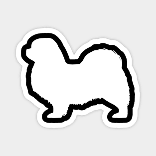 Tibetan Spaniel Silhouette Magnet