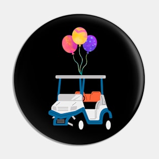 Golf Birthday Party Pin