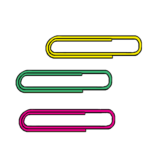 A nice trio of paperclips by WinstonsSpaceJunk