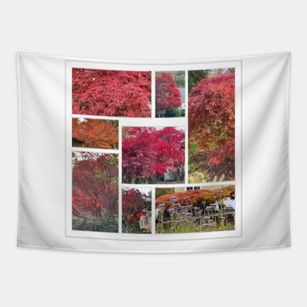 Foliage Collage Tapestry by Barschall