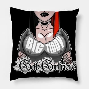 Big Tiddy Goth Girlfriend Pillow