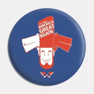 Let's make America GREAT AGAIN - Abraham Lincoln style Pin