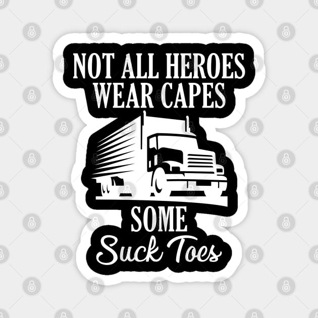 Truck Hero Feet Lover Magnet by giovanniiiii