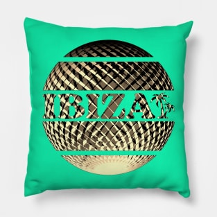 Ibiza logo in gold Pillow