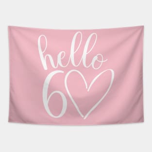 60th birthday design for women Tapestry