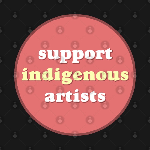 Support Indigenous Artists - Native Art by Football from the Left