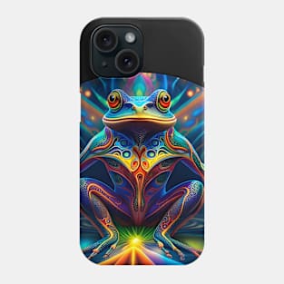 Froggy Animal Spirit (30) - Trippy Psychedelic Frog Phone Case